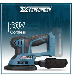 Ponceuse triangulaire 20V max livrée sans batterie ni chargeur