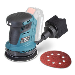 Ponceuse excentrique 20V max - 125mm avec moteur brushless livrée sans batterie ni chargeur
