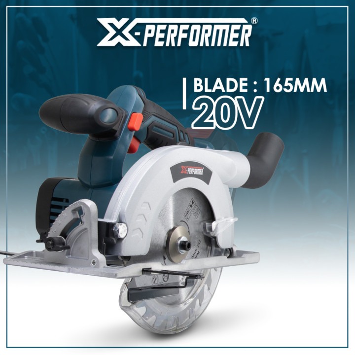 Scie circulaire sans fil 20V - 165mm livrée sans batterie ni chargeur