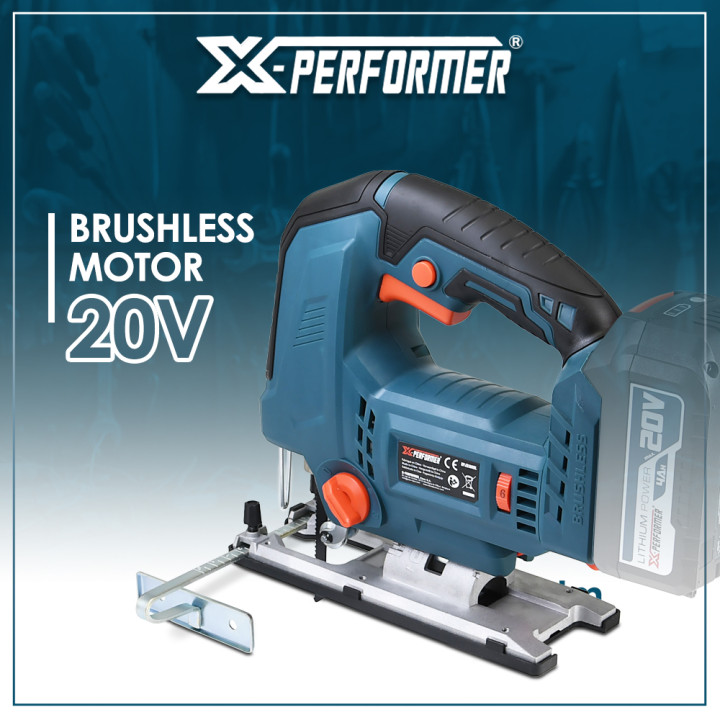Scie sauteuse pendulaire 20V avec moteur brushless livrée sans batterie ni chargeur