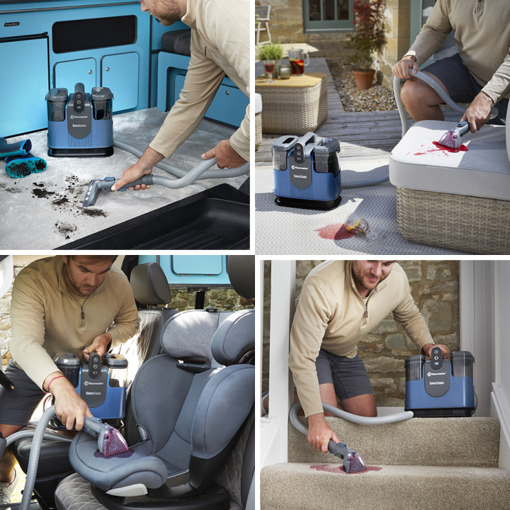Aspirateur - nettoyeur de tapis et tissus rechargeable 24V - 15 Kpa