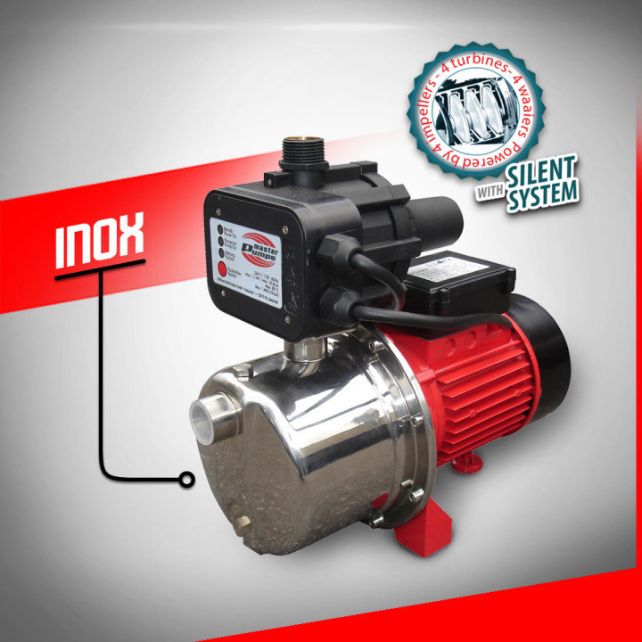 Groupe hydrophore auto amorçant 1100W avec système électronique