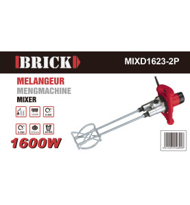 Mélangeur malaxeur électrique double 1600W - Brick