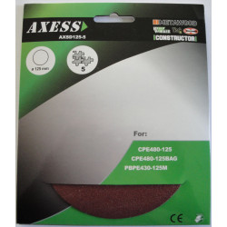 Disque abrasif 125mm - Set de 5