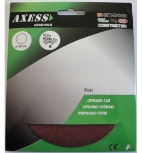Disque abrasif 125mm - Set de 5