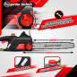 Tronçonneuse électrique 2000W - Guide 40cm - 12,1 m/s - Elem garden