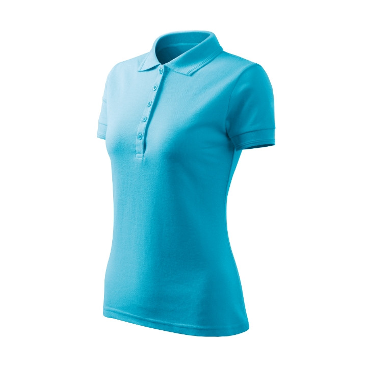 Polo femme Pique Polo Free F10 - turquoise