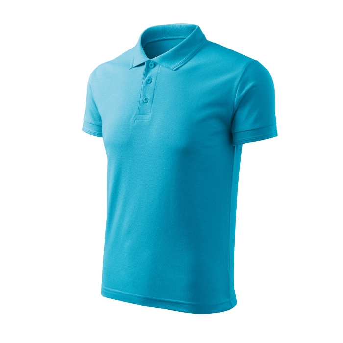 Polo homme Pique Polo Free F03 - turquoise