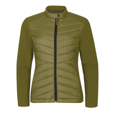 Veste hybride femme Cross 556 - vert avocat