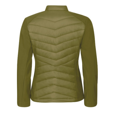 Veste hybride femme Cross 556 - vert avocat
