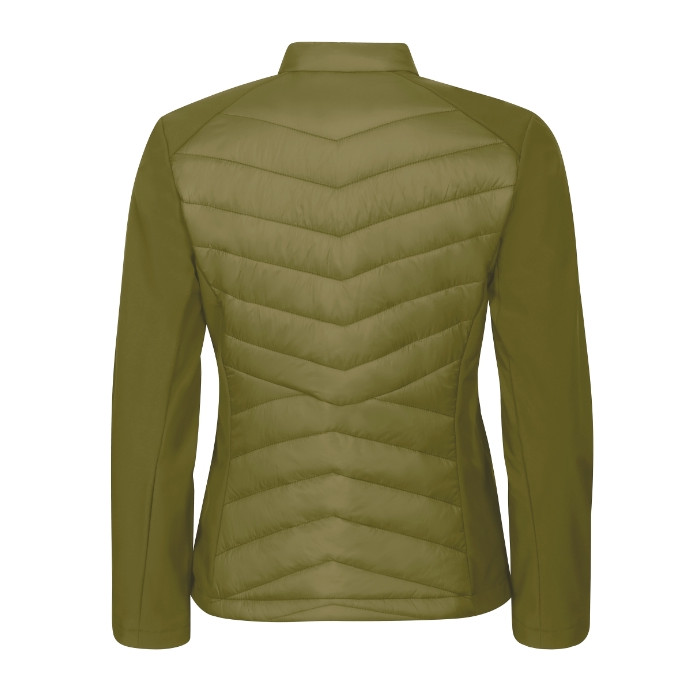 Veste hybride femme Cross 556 - vert avocat