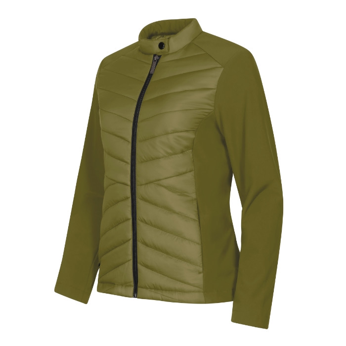 Veste hybride femme Cross 556 - vert avocat