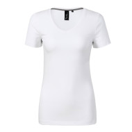 Tee-shirt femme Action V-neck 701 - blanc