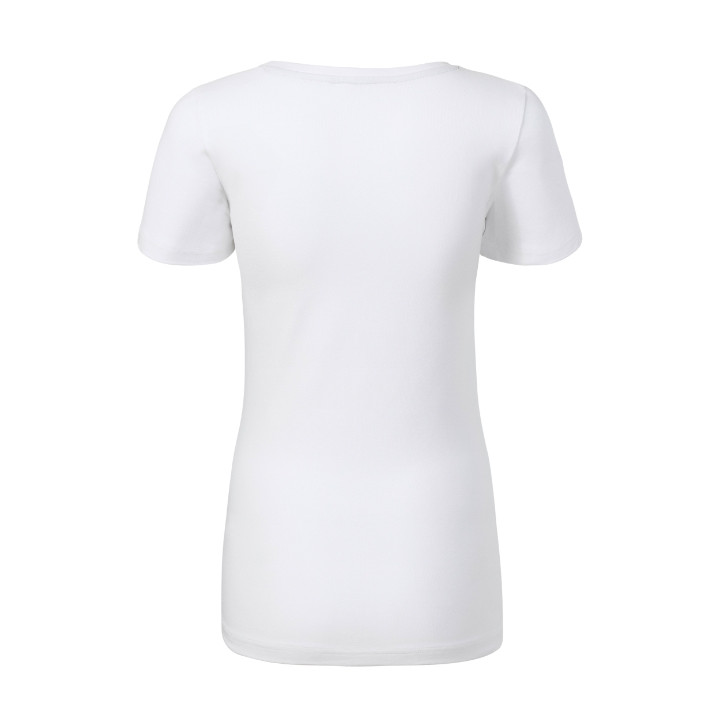 Tee-shirt femme Action V-neck 701 - blanc