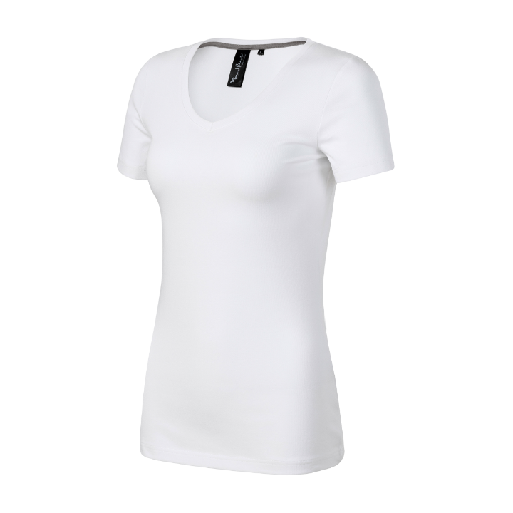Tee-shirt femme Action V-neck 701 - blanc