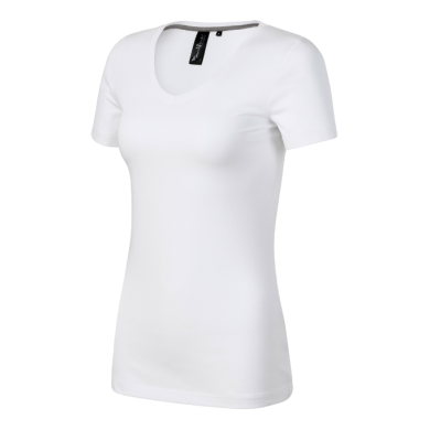 Tee-shirt femme Action V-neck 701 - blanc