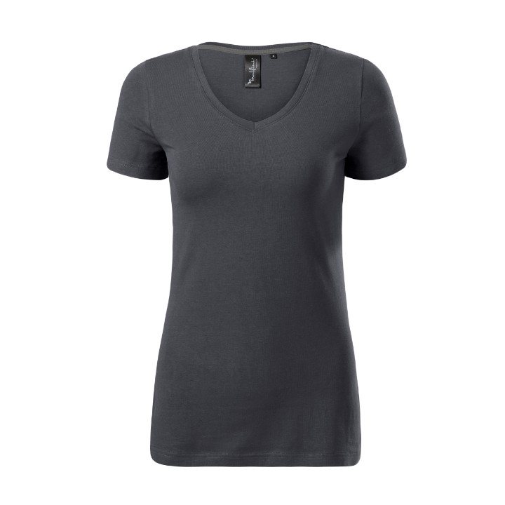 Tee-shirt femme Action V-neck 701 - light anthracite