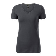 Tee-shirt femme Action V-neck 701 - light anthracite