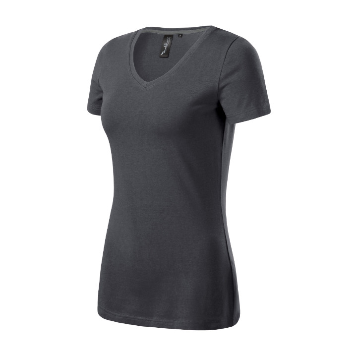 Tee-shirt femme Action V-neck 701 - light anthracite