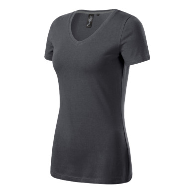 Tee-shirt femme Action V-neck 701 - light anthracite