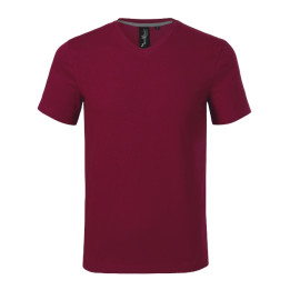 Tee-shirt homme Action V-neck 700 - garnet