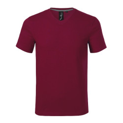 Tee-shirt homme Action V-neck 700 - garnet