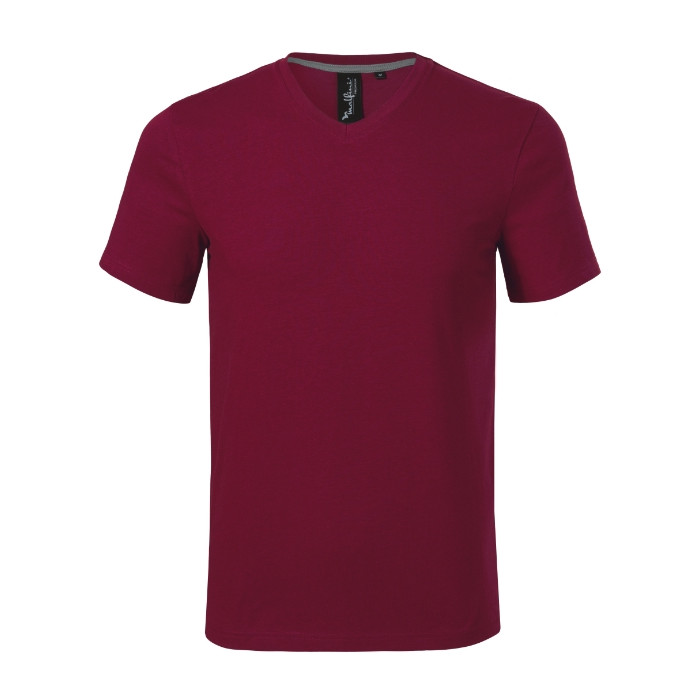 Tee-shirt homme Action V-neck 700 - garnet