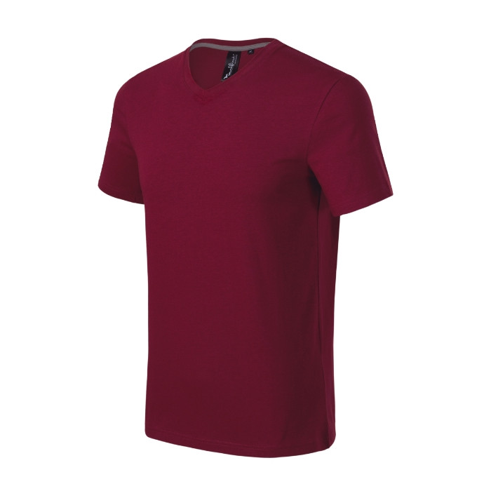 Tee-shirt homme Action V-neck 700 - garnet