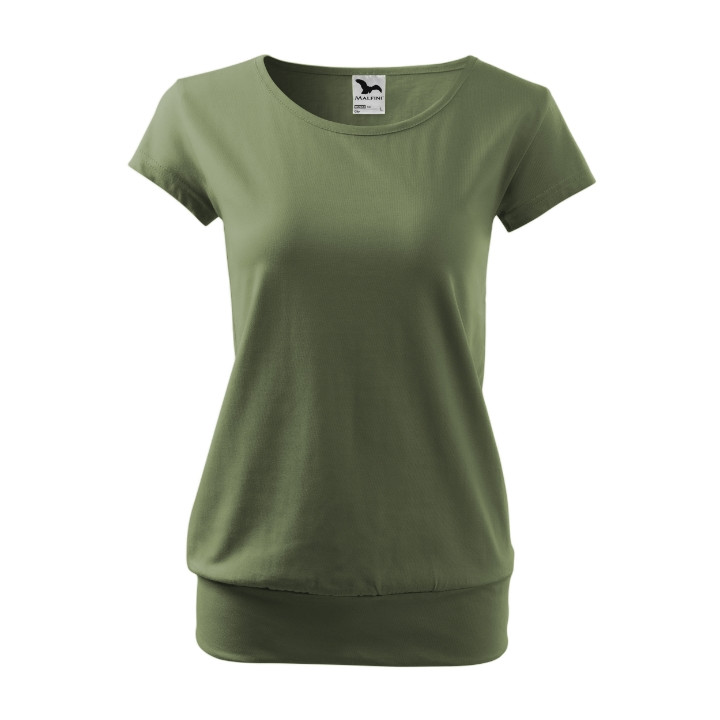 Tee-shirt femme City 120 - kaki