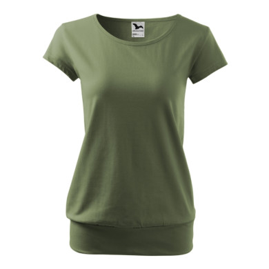 Tee-shirt femme City 120 - kaki