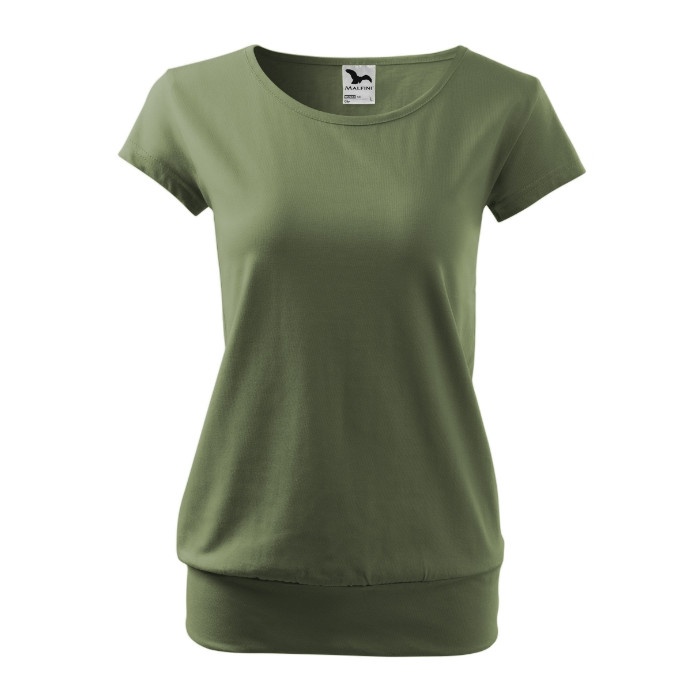 Tee-shirt femme City 120 - kaki