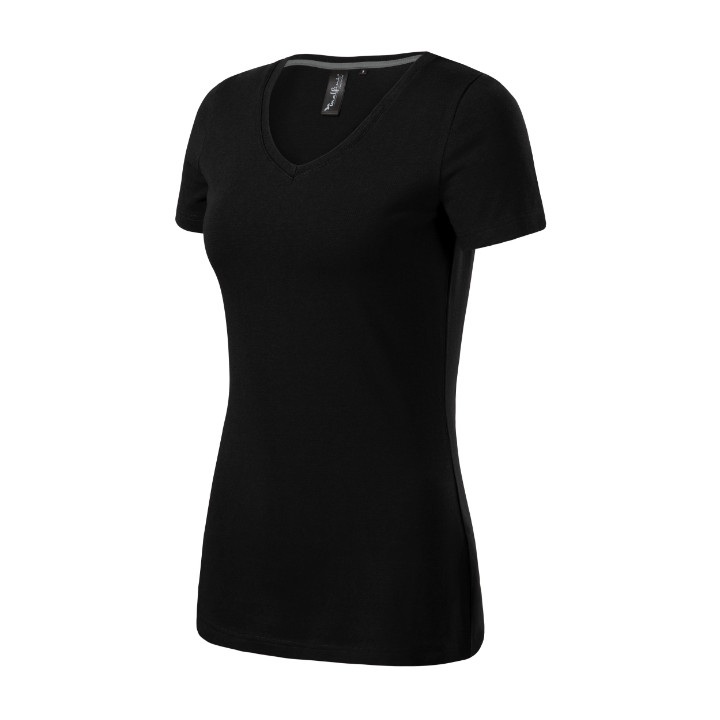 Tee-shirt femme Action V-neck 701 - noir