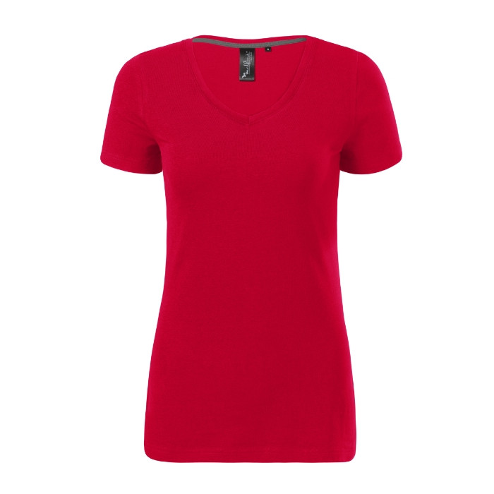 Tee-shirt femme Action V-neck 701 - formula red