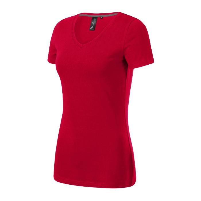 Tee-shirt femme Action V-neck 701 - formula red