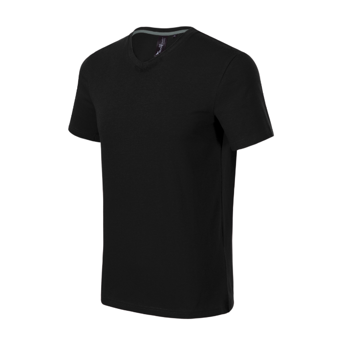 Tee-shirt homme Action V-neck 700 - noir