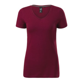 Tee-shirt femme Action V-neck 701 - garnet