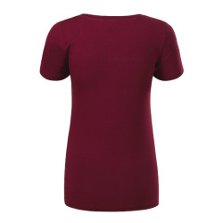 Tee-shirt femme Action V-neck 701 - garnet