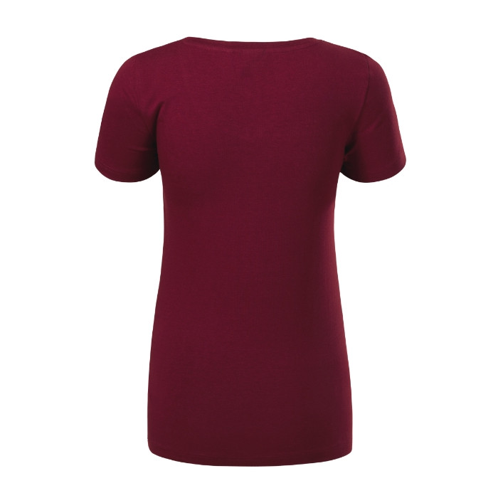 Tee-shirt femme Action V-neck 701 - garnet