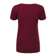 Tee-shirt femme Action V-neck 701 - garnet