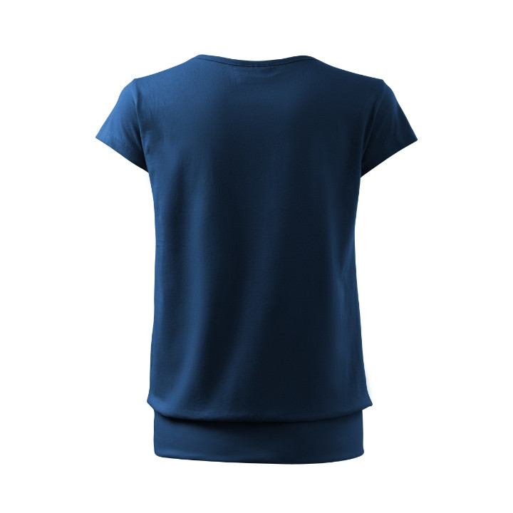Tee-shirt femme City 120 - bleu nuit
