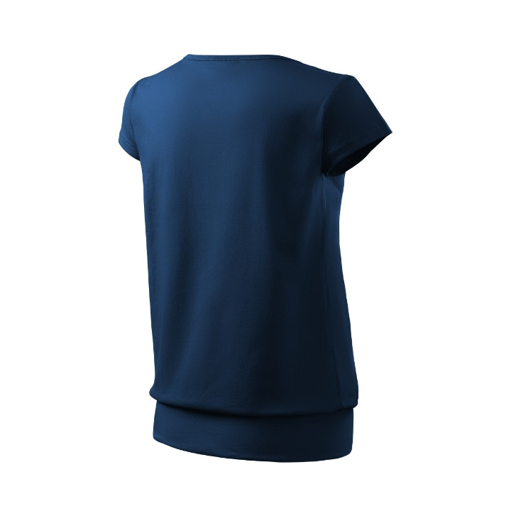Tee-shirt femme City 120 - bleu nuit