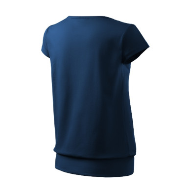 Tee-shirt femme City 120 - bleu nuit