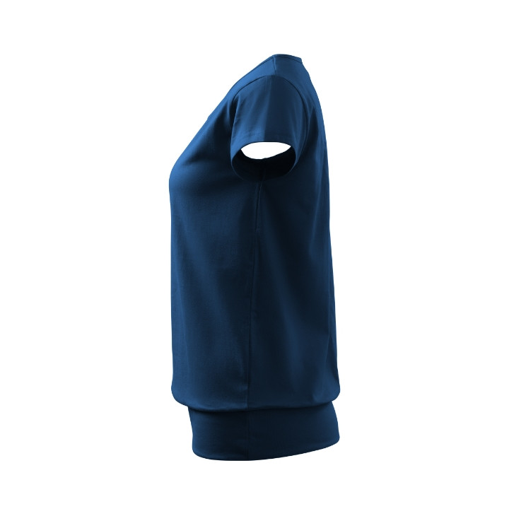 Tee-shirt femme City 120 - bleu nuit