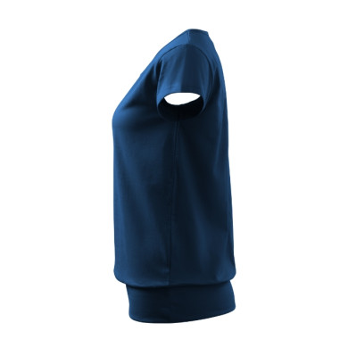 Tee-shirt femme City 120 - bleu nuit