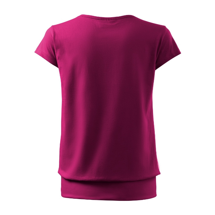 Tee-shirt femme City 120 - fuchsia red