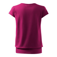 Tee-shirt femme City 120 - fuchsia red