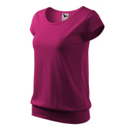 Tee-shirt femme City 120 - fuchsia red