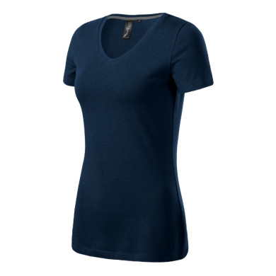Tee-shirt femme Action V-neck 701 - bleu marine