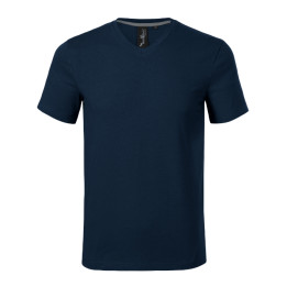 Tee-shirt homme Action V-neck 700 - bleu marine