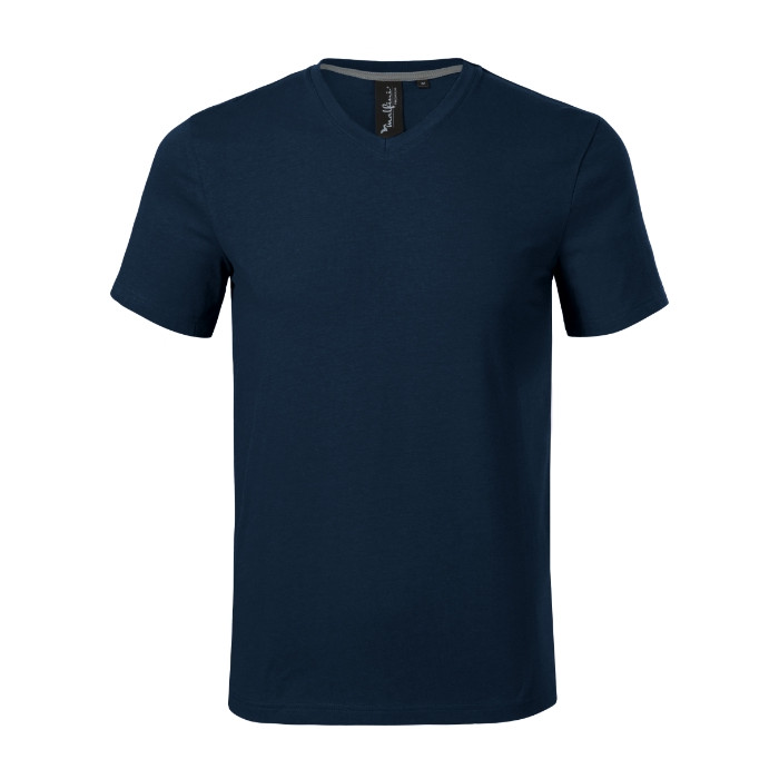Tee-shirt homme Action V-neck 700 - bleu marine